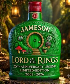 Lord of The Rings 25th Anniversary Whiskey Bottle
