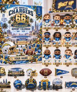 Los Angeles Chargers 66th Anniversary Bolt Up 2026 Advent Calendar