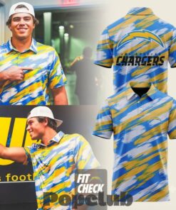 Los Angeles Chargers The Color Blitz Chargers Polo Shirt