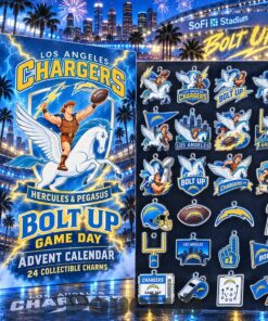 Los Angeles Chargers x Hercules And Pegasus Game Day Advent Calendar 2026 For Football Fans