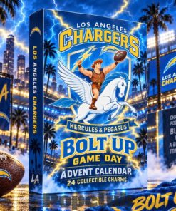 Los Angeles Chargers x Hercules And Pegasus Game Day Advent Calendar 2026 For Football Fans