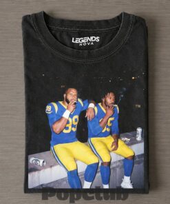 Los Angeles Rams Matthew Stafford & Puka Nacua Smoking & Drinking T-Shirt
