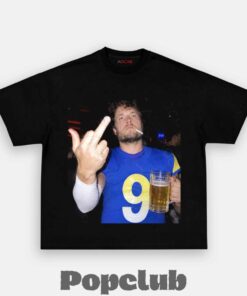 Los Angeles Rams Matthew Stafford Drinking & Middle Finger T-Shirt