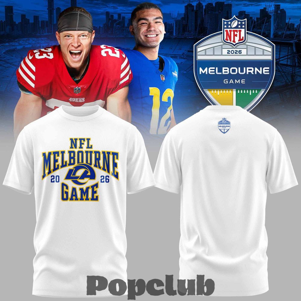 Los Angeles Rams NFL Melbourne 2026 Limited T-Shirt Los Angeles Rams NFL Melbourne 2026 Limited T-Shirt