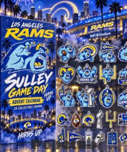 Los Angeles Rams x Sulley 2026 Game Day Advent Calendar – 24 Collectible Charms