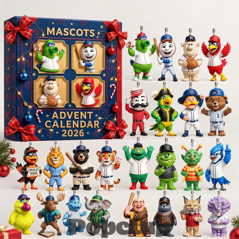 MLB Major League Baseball Mascot Advent Calendar 2026 MLB Major League Baseball Mascot Advent Calendar 2026