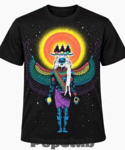 Major Lazer Swizz Beatz iHeartRadio Music Festival Shirt Psychedelic Ancient Egyptian Design