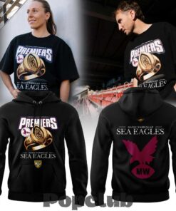 Manly Warringah Sea Eagles 80th Anniversary Special Hoodie Manly Warringah Sea Eagles 80th Anniversary Special Hoodie