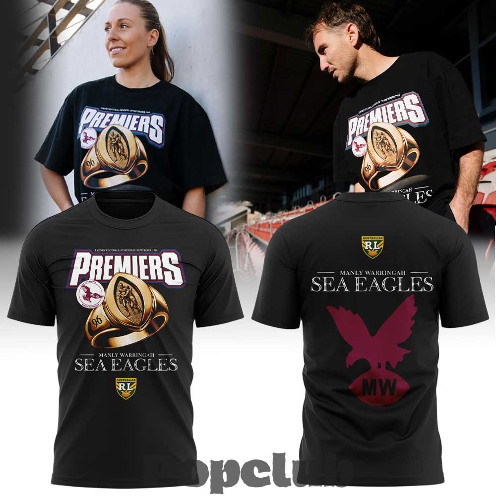 Manly Warringah Sea Eagles 80th Anniversary Special T-Shirt Manly Warringah Sea Eagles 80th Anniversary Special T-Shirt