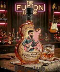 Mateus Asato Guitar Legends Whiskey Jack Daniel’s Guitar-shaped Bottle