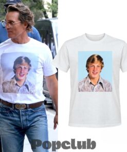 Matthew McConaughey Wear His High School Photo Shirt