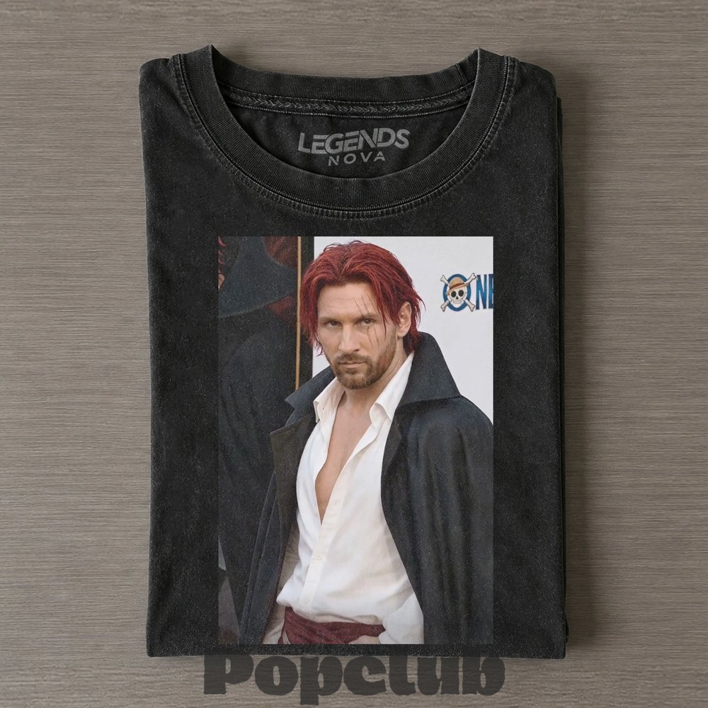 Messi × Shanks One Piece Graphic T-Shirt Messi × Shanks One Piece Graphic T-Shirt
