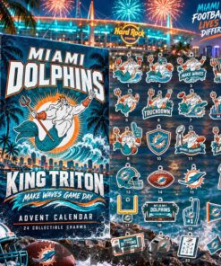 Miami Dolphins x King Triton 2026 Advent Calendar – 24 Collectible Charms