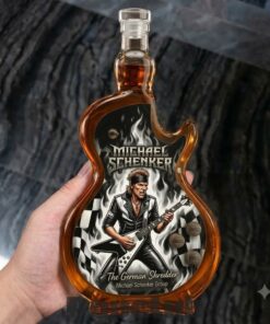 Michael Schenker The German Shredder Guitar Legends Whiskey Bottle