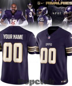 Minnesota Vikings 2026 Rivalries Edition Special Custom Football Jersey