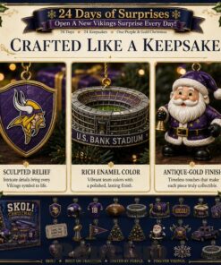 Minnesota Vikings SKOL! Football 2026 Christmas Advent Calendar Collector’s Edition