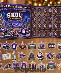 Minnesota Vikings Skol Christmas Advent Calendar 2026 for Football Fans