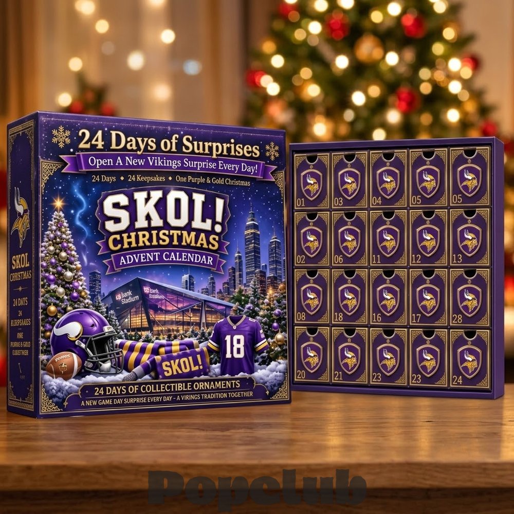 Minnesota Vikings Skol Christmas Advent Calendar 2026 for Football Fans Minnesota Vikings Skol Christmas Advent Calendar 2026 for Football Fans