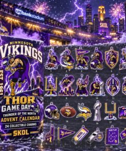 Minnesota Vikings x Thor Thunder of the North 2026 Advent Calendar – 24 Collectible Charms