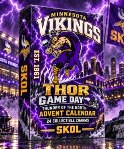 Minnesota Vikings x Thor Thunder of the North 2026 Advent Calendar – 24 Collectible Charms