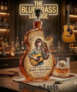 Molly Tuttle Guitar Tennessee Bluegrass Whiskey Bottle