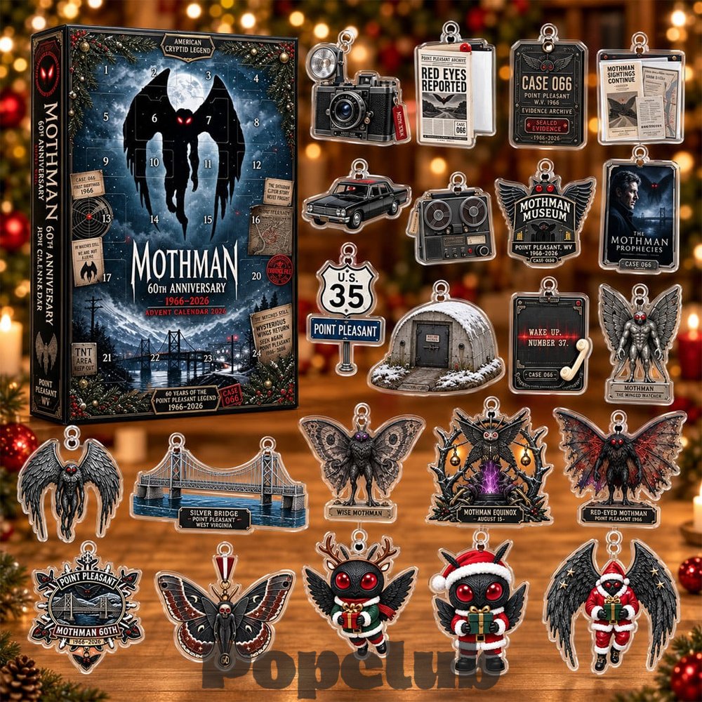 Mothman 60th Anniversary Advent Calendar 2026 Mothman 60th Anniversary Advent Calendar 2026