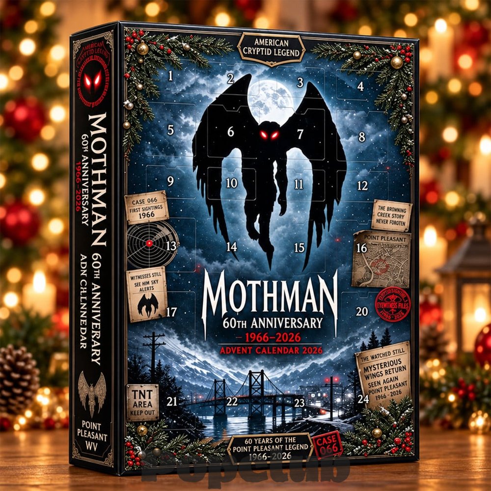 Mothman 60th Anniversary Advent Calendar 2026 Mothman 60th Anniversary Advent Calendar 2026