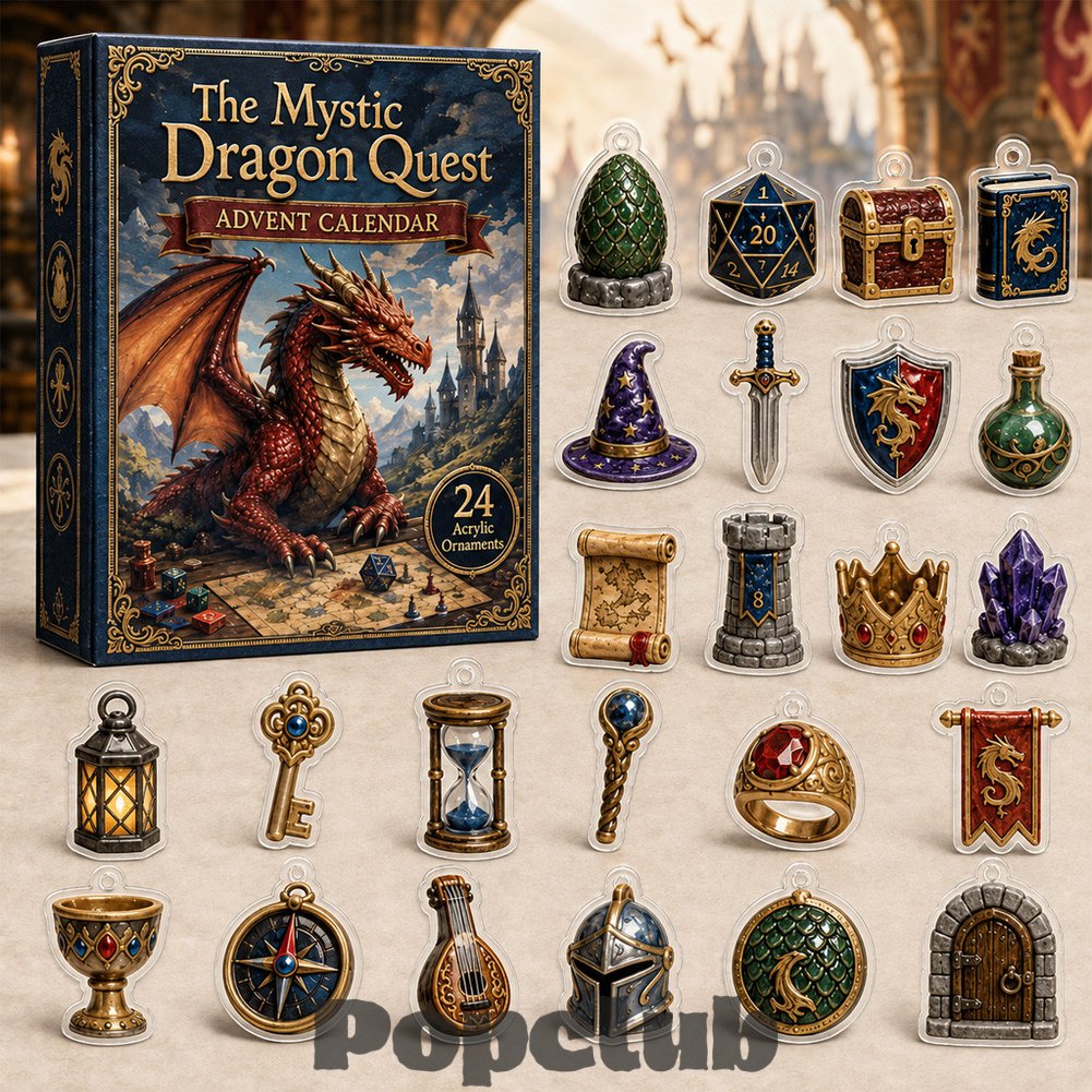 Mystic Dragon Quest Advent Calendar 2026 for Fantasy and Dragon Lovers Mystic Dragon Quest Advent Calendar 2026 for Fantasy and Dragon Lovers
