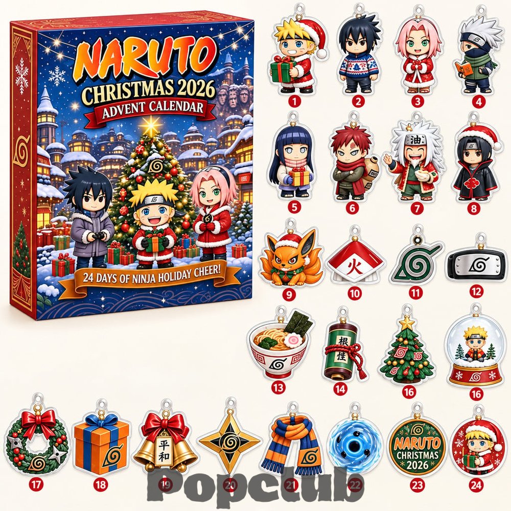 Naruto 24 Days Ninja Holiday Cheer Christmas Advent Calendar 2026 for Naruto Fans Naruto 24 Days Ninja Holiday Cheer Christmas Advent Calendar 2026 for Naruto Fans