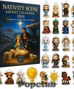 Nativity Scene Christmas Advent Calendar 2026 for Christmas Fans