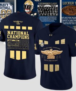 Navy Midshipmen 100th Anniversary National Champions Football Jersey