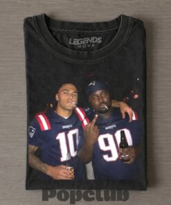 New England Patriots Drake Maye & Christian Barmore Drinking T-Shirt