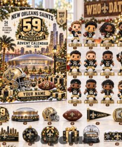 New Orleans Saints NFL Christmas 2026 59th Anniversary Advent Calendar