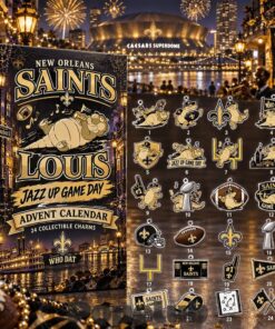 New Orleans Saints x Louis Jazz Up 2026 Advent Calendar – 24 Collectible Charms