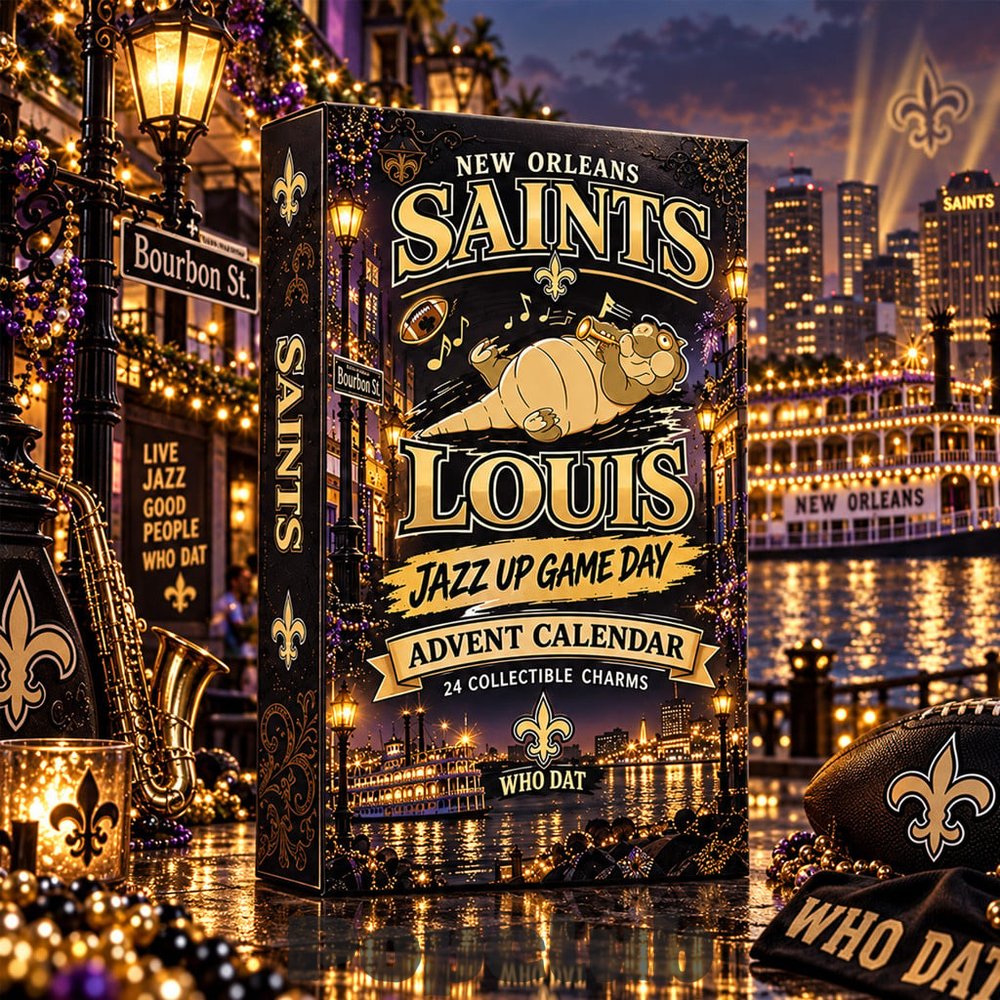 New Orleans Saints x Louis Jazz Up 2026 Advent Calendar – 24 Collectible Charms New Orleans Saints x Louis Jazz Up 2026 Advent Calendar – 24 Collectible Charms