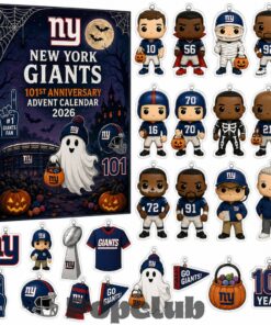 New York Giants 101st Anniversary Halloween Advent Calendar 2026 for Football Fans