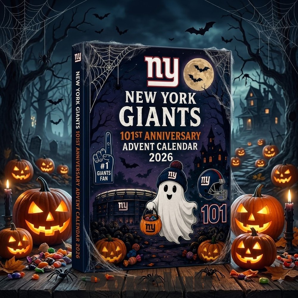 New York Giants 101st Anniversary Halloween Advent Calendar 2026 for Football Fans New York Giants 101st Anniversary Halloween Advent Calendar 2026 for Football Fans