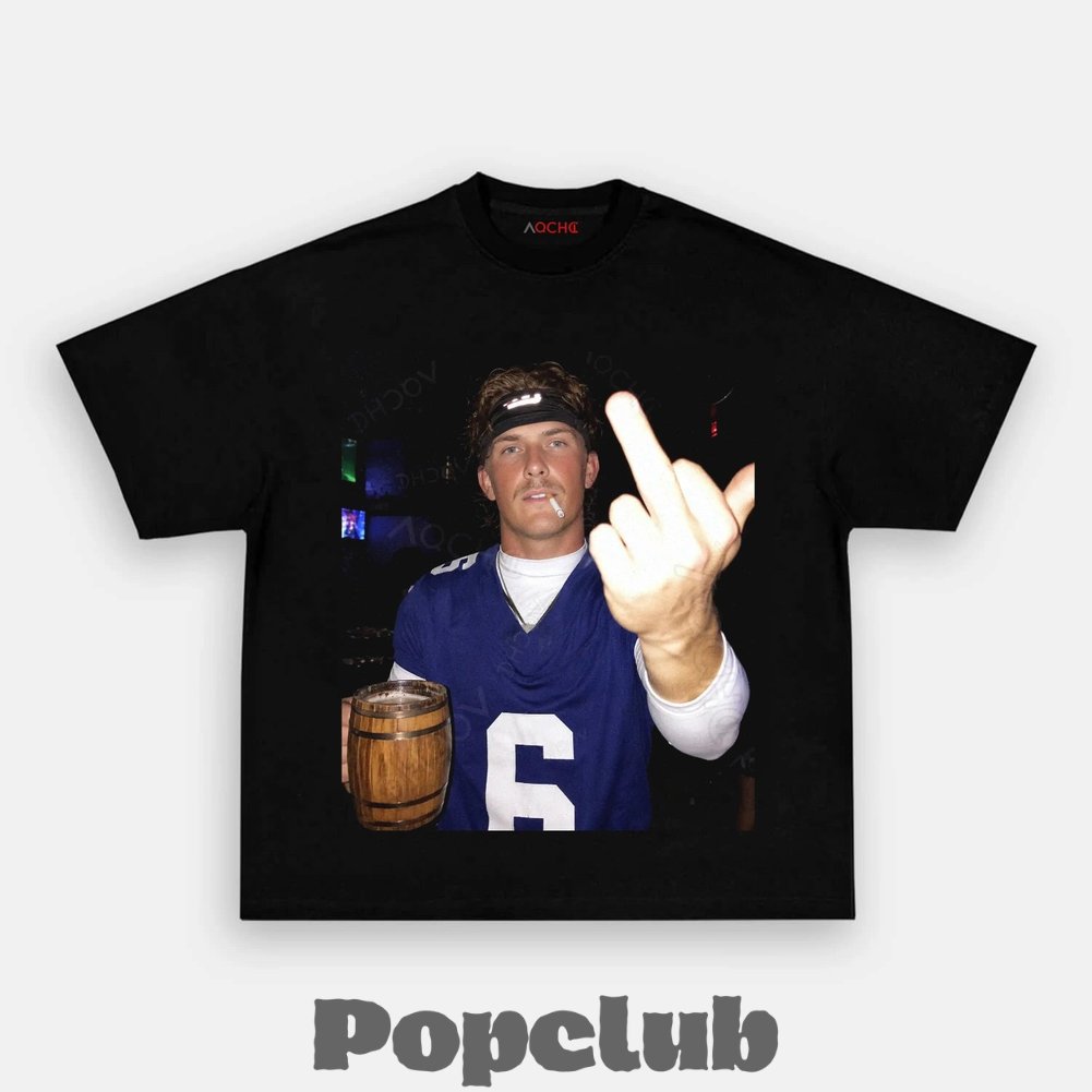 New York Giants Jaxson Dart Drinking & Middle Finger T-Shirt New York Giants Jaxson Dart Drinking & Middle Finger T-Shirt