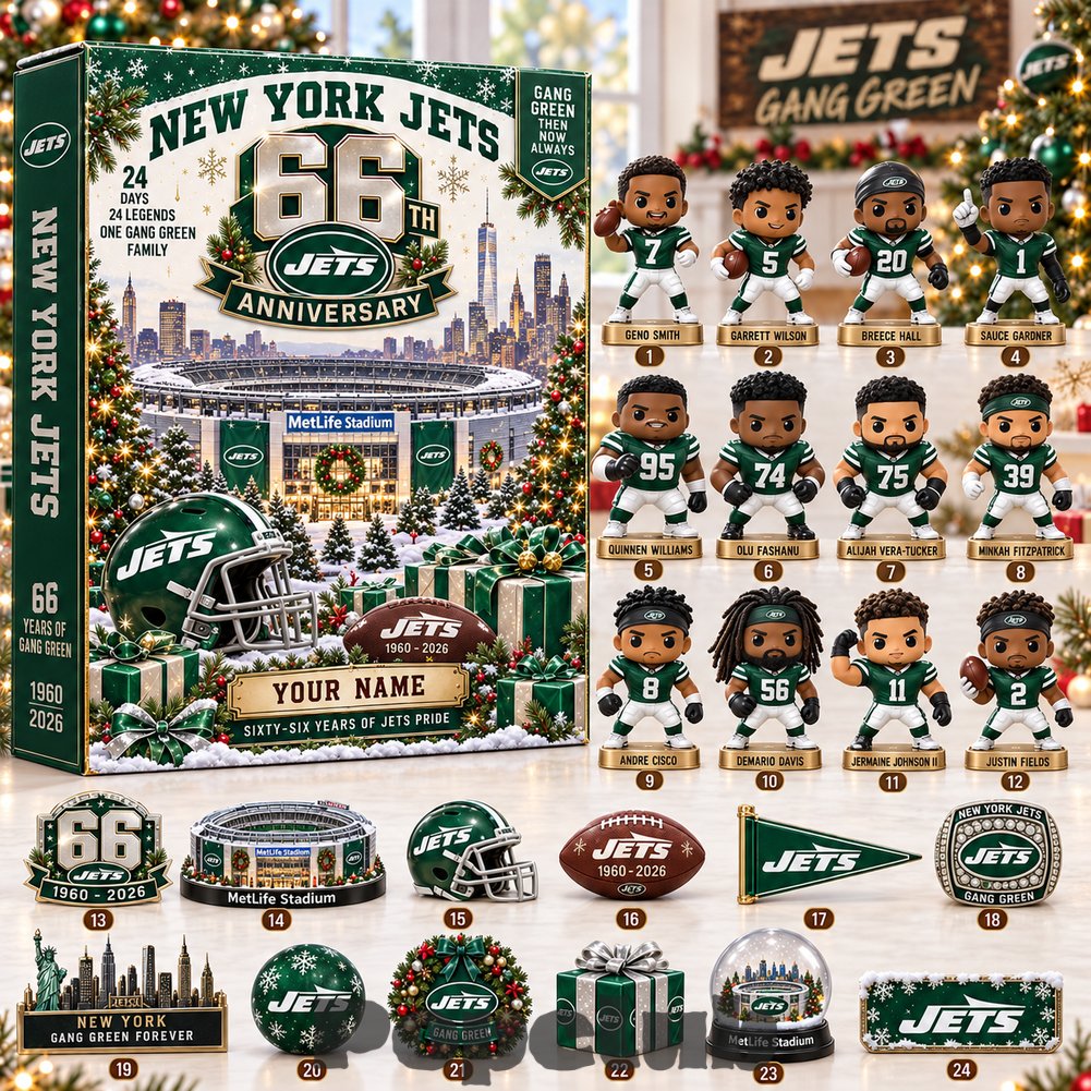 New York Jets 2026 66th Anniversary Advent Calendar New York Jets 2026 66th Anniversary Advent Calendar