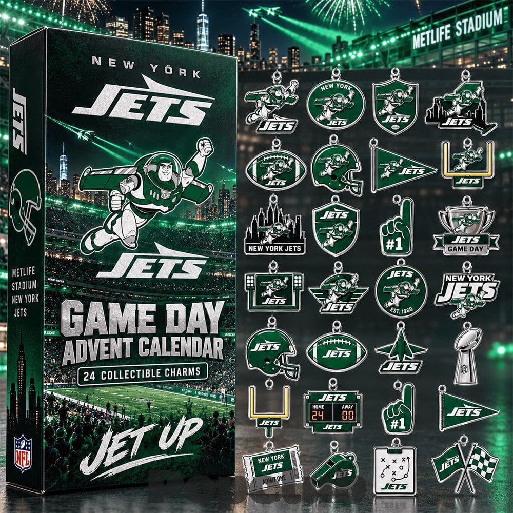 New York Jets x Buzz Lightyear Game Day Advent Calendar 2026 For Football Fans New York Jets x Buzz Lightyear Game Day Advent Calendar 2026 For Football Fans