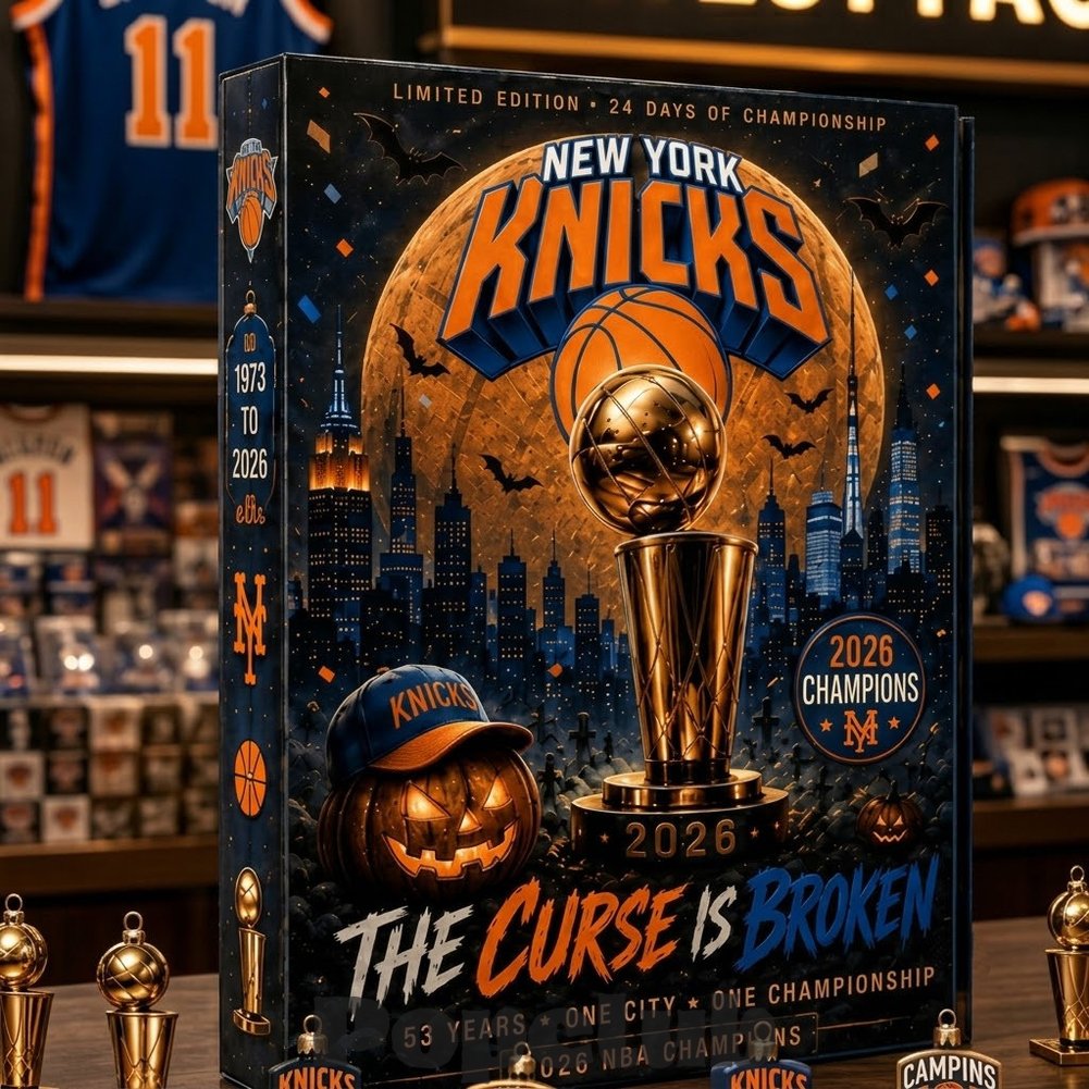New York Knicks The Curse Is Broken Advent Calendar 2026 For Basketball Fans New York Knicks The Curse Is Broken Advent Calendar 2026 For Basketball Fans