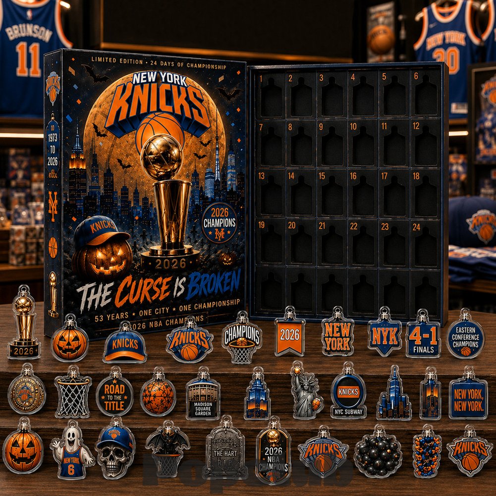New York Knicks The Curse Is Broken Advent Calendar 2026 For Basketball Fans New York Knicks The Curse Is Broken Advent Calendar 2026 For Basketball Fans