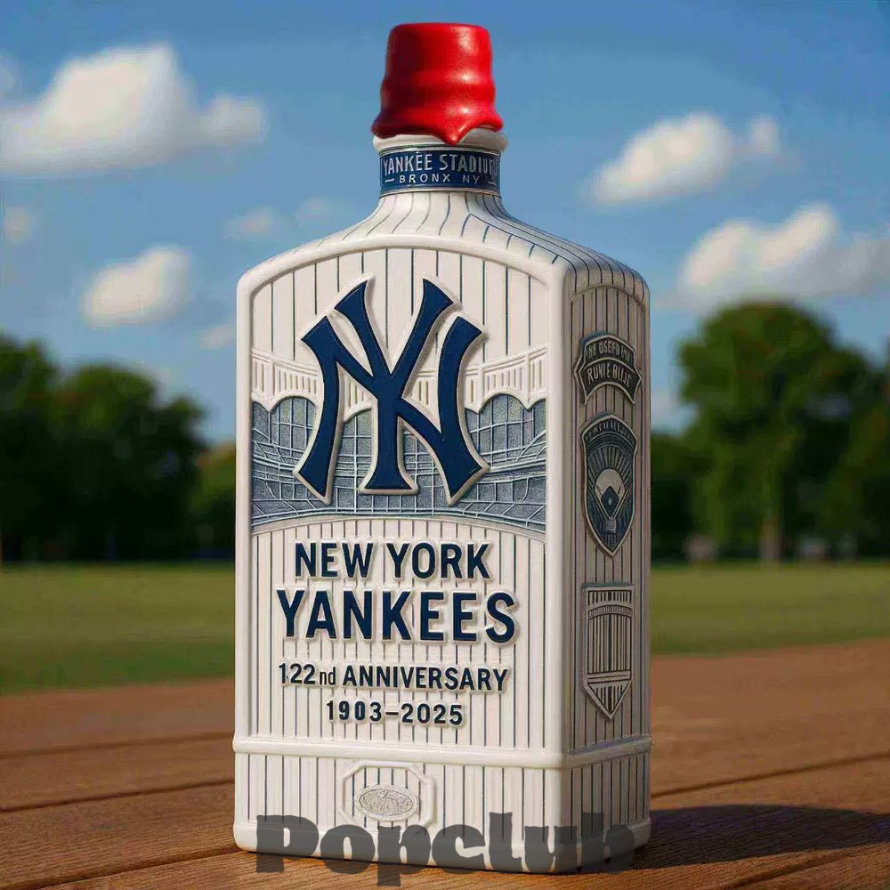 New York Yankees 122nd Anniversary Whiskey Decanter New York Yankees 122nd Anniversary Whiskey Decanter