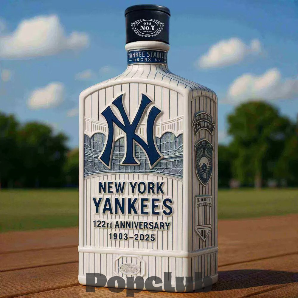 New York Yankees 122nd Anniversary Whiskey Decanter New York Yankees 122nd Anniversary Whiskey Decanter