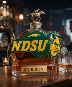 North Dakota State Bison Limited Edition Whiskey Bottle