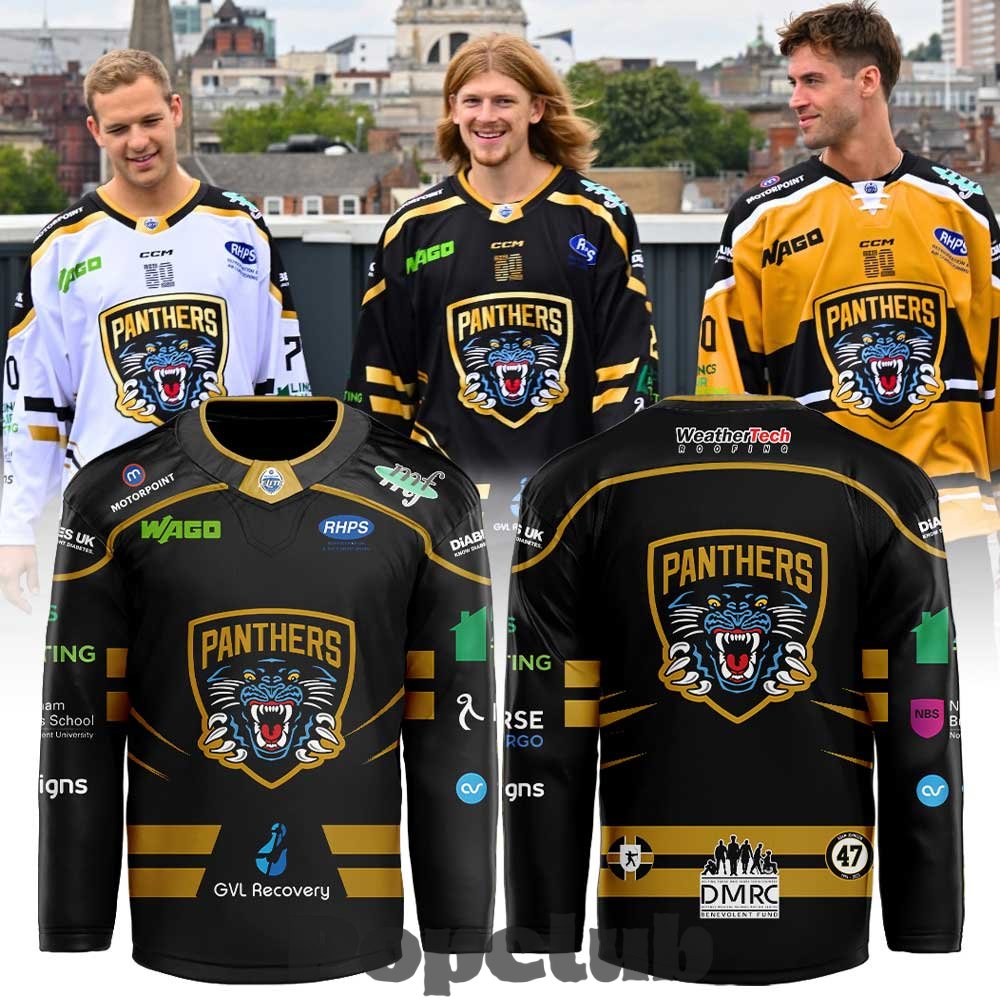 Nottingham Panthers New season. New threads Hockey Jersey – Black Nottingham Panthers New season. New threads Hockey Jersey – Black