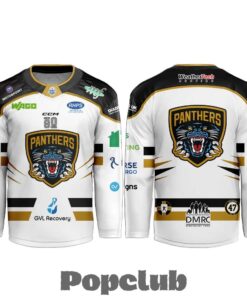 Nottingham Panthers New season. New threads Hockey Jersey – White