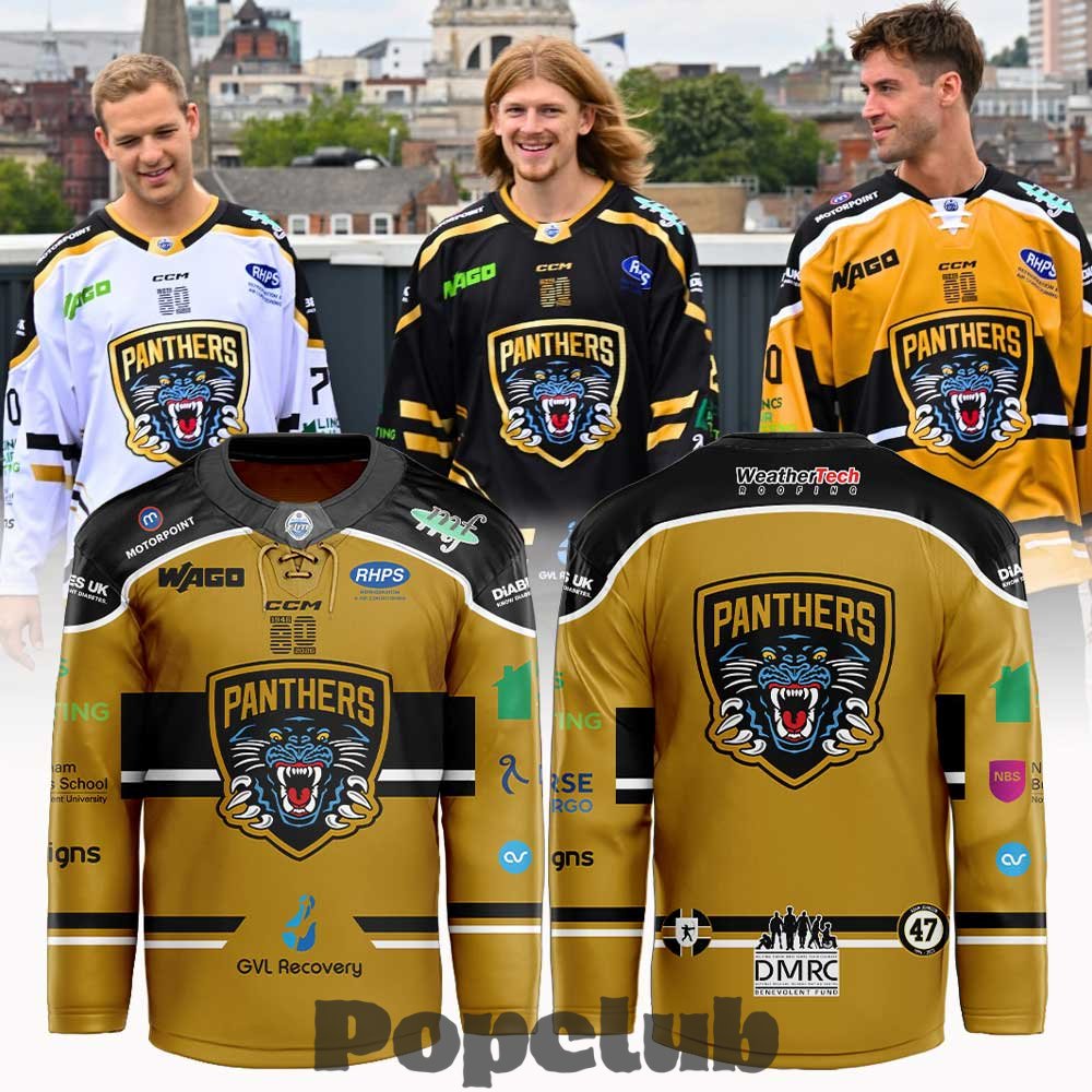 Nottingham Panthers New season. New threads Hockey Jersey – Yellow Nottingham Panthers New season. New threads Hockey Jersey – Yellow