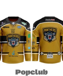 Nottingham Panthers New season. New threads Hockey Jersey – Yellow
