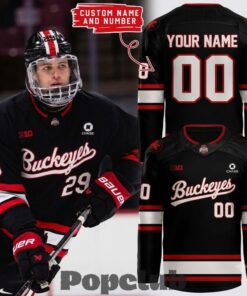Ohio State Buckeyes 2026 Personalized Hockey Jersey